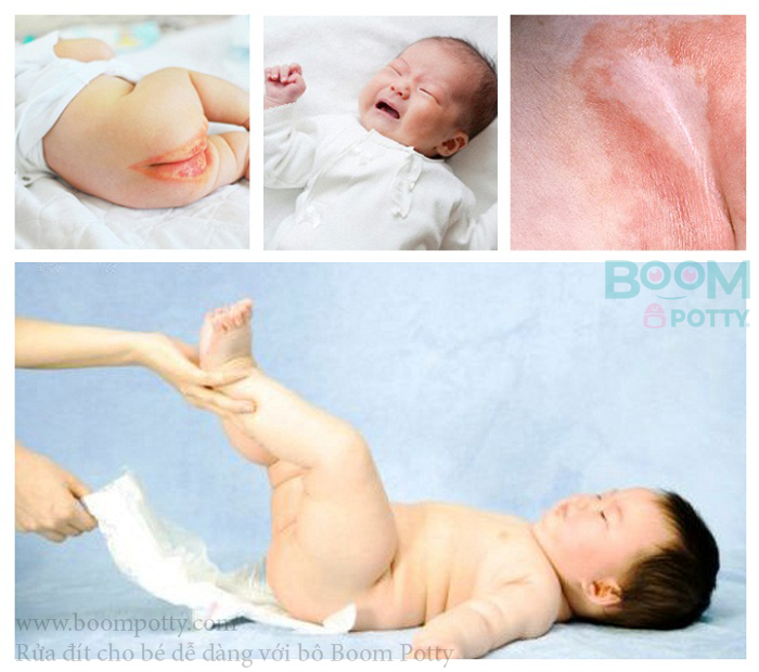 Easy way to wash your baby bottom by Boom Potty