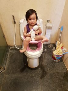 Review đánh giá bô vệ sinh Boom Potty của chị Trang Bông