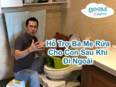 Bô Cho Bé Boom Potty, Thay Bỉm Dễ Dàng, Rửa Mông Sạch Sẽ?