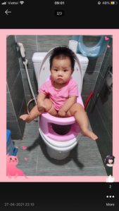 Đánh giá của chị Ngọc Minh về bô Boom Potty